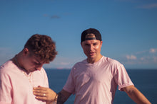 Load image into Gallery viewer, earth angel energy, angel energy t-shirt, oversized t-shirt, t-shirt, embroidered t-shirt, embroidered earth angel tshirt, tshirt near me, embroidered tshirt dress, unisex embroidered tshirt, Jade Kevin Foster, Johnny Magro