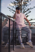 Load image into Gallery viewer, earth angel energy, angel energy t-shirt, oversized t-shirt, t-shirt, embroidered t-shirt, embroidered earth angel tshirt, tshirt near me, embroidered tshirt dress, unisex embroidered tshirt, Jade Kevin Foster