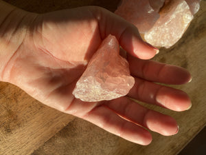 Rose Quartz, raw