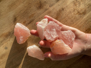 Rose Quartz, raw