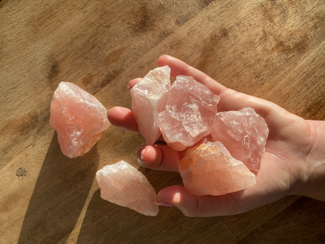 Rose Quartz, raw